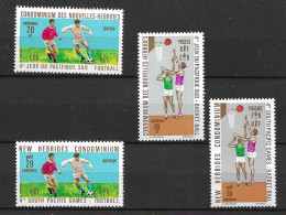 NOUVELLES HEBRIDES 1971South Pacific Games Bilingual MNH - Neufs