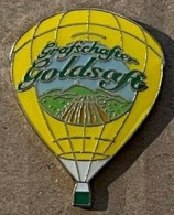 MONTGOLFIERE - BALLON - BALLOON - BALLON - GRAFSCHAFTER - GOLDSAFT - JAUNE - CAMPAGNE -      (33) - Airships