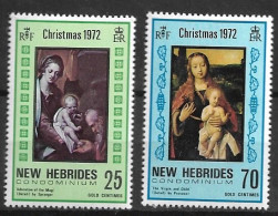 NOUVELLES HEBRIDES 1972 CHRISTMAS  MNH - Ungebraucht