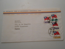 Taiwan , Lettre De Tapei 1983 Pour Argenteuil - Briefe U. Dokumente