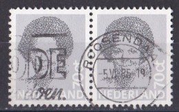 Pays Bas -  1980 - 89   Béatrix   Y&T  N °  1168  Double Avec Belle Oblitération - Gebraucht