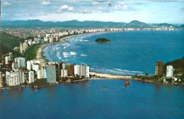 Carte Postale: SANTOS, Vista Aéra Dos Praios. 1964 - São Paulo