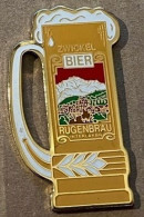 CHOPE DE BIERE - BEER - BIER - BIRA - ZWICKEL - RUGENBRÄU INTERLAKEN - SUISSE - SCHWEIZ - N°64 - 5cm DE HAUT /2,5 - (33) - Cerveza