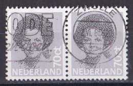 Pays Bas -  1980 - 89   Béatrix   Y&T  N °  1168  Double Avec Belle Oblitération - Gebraucht