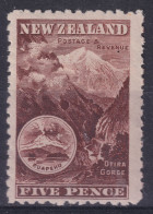 NEW ZEALAND 1899 PERF 11  5d  MH  ( SG. 263 Pnd 55) - Ungebraucht