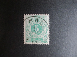 Nr 45 - Centrale Stempel "Hal" - Coba + 2 - 1869-1888 Lion Couché (Liegender Löwe)