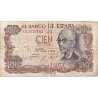 Espagne, 100 Pesetas, 1970, 1970-11-17, KM:152a, TB - 100 Peseten