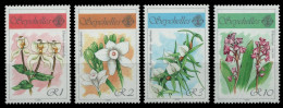 Seychellen 1990 - Mi-Nr. 714-717 ** - MNH - Orchideen / Orchids - Seychelles (1976-...)