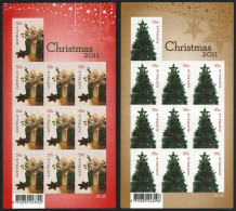 Australien 2011 - Mi-Nr. 3641-3642 II BA ** - MNH - Folienblätter - Weihnachten - Mint Stamps