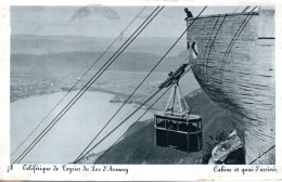 CPA - 74 - Téléphérique De Veyrier Du Lac D'Annecy - Cabine Et Quai D'arrivée - Veyrier