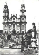 Portugal & Marcofilia, Lamego, Sanctuary Of Remedies, Facade, Viseu At São Pedro De Moel 1965 (9) - Kirchen U. Kathedralen