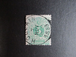 Nr 45 - Centrale Stempel "Hollain" - Coba + 8 - 1869-1888 León Acostado