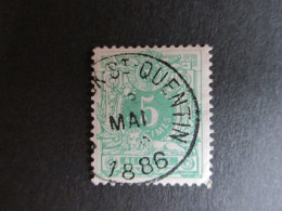 Nr 45 - Centrale Stempel "Lennik-St Quentin" - Coba + 8 - 1869-1888 Liggende Leeuw