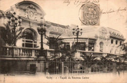 N°116861 -cpa Vichy -façade Du Nouveau Casino- - Casinos