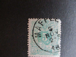 Nr 45 - Centrale Stempel "Maffles" - Coba + 10 - 1869-1888 Liggende Leeuw