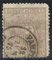 Sello Escudo España 1874, Fechador PAMPLONA, Edifil Num 153 º - Usati