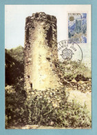 FDC Andorre 1977 - Europa 1977 - Château Saint Vincens - YT 262 - Andorre La Vieille - Cartes-Maximum (CM)