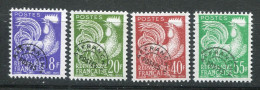 25847 FRANCE  Préo.108, 113, 116, 118** Coq Gaulois  1959  TB - 1953-1960