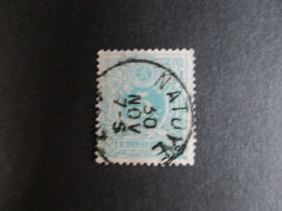Nr 45 - Centrale Stempel "Natoye" - Coba + 8 - 1869-1888 Leone Coricato