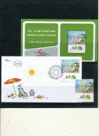 ISRAEL 2016 SUMMER SEASON STAMP MNH +FDC+ POSTAL SERVICE BULLETIN - Unused Stamps