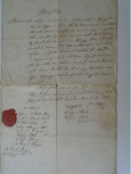 ZA470.24  Old Document - Hungary  Slovakia?  Romania?  Ivánka (Pozsony?, Párdány?) TYCZA RAITS  1844 - Manuscrits