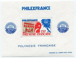 RC 12748 POLYNÉSIE BF N° 6 PHILEXFRANCE 82 EXPOSITION PHILATELIQUE BLOC FEUILLET COTE 21€ NEUF ** - Blocks & Kleinbögen