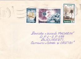 TOTAL SOLAR ECLIPSE, MARAMURES WOODEN CHURCH, STAMPS ON COVER, 2000, ROMANIA - Brieven En Documenten