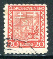 TCHECOSLOVAQUIE-  Y&T N°254- Oblitéré - Used Stamps