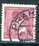 TCHECOSLOVAQUIE-  Y&T N°302- Oblitéré - Used Stamps