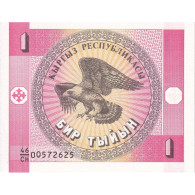 Kirghizstan, 1 Tyiyn, Undated (1993), KM:1, NEUF - Kirguistán