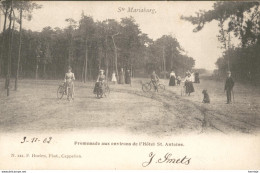 BRASSCHAAT EKEREN - ST. MARIABURG 1902 FIETSERS PROMENADE ENVIRONS HOTEL ANTOINE - MOOIE ANIMATIE - HOELEN KAPELLEN 121 - Brasschaat