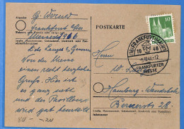 Allemagne Bizone - 1948 - Carte Postale De Frankfurt - G25156 - Cartas & Documentos