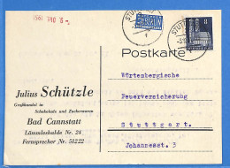 Allemagne Bizone - 1951 - Carte Postale De Struttgart - G25159 - Covers & Documents