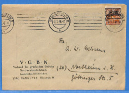 Allemagne Bizone - 1948 - Lettre De Hannover - G25174 - Autres & Non Classés
