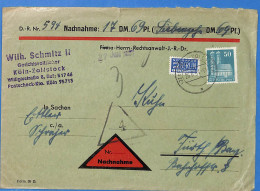 Allemagne Bizone - 1951 - Lettre De Koln - G25176 - Autres & Non Classés