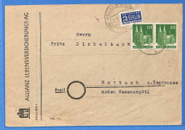 Allemagne Bizone - 1950 - Lettre De Weilheim - G25188 - Andere & Zonder Classificatie