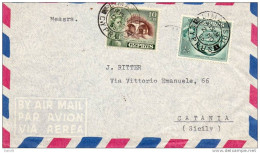 1955 LETTERA PAR AVION  NICOSIA - Brieven En Documenten