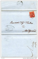 1870   STORIA POSTALE LETTERA CON ANNULLO   PADOVA SOCIETA' DI INCORAGGIAMENTO - Storia Postale