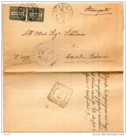 1891   STORIA POSTALE LETTERA CON ANNULLO   MONTAGNANA  PADOVA  + CASALE - Storia Postale