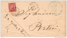 1887  LETTERA CON ANNULLO RESINA NAPOLI - Storia Postale