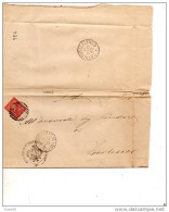 1883  LETTERA CON ANNULLO  + CASALPUSTERLENGO   COLOMBANO AL LAMBRO MILANO - Storia Postale