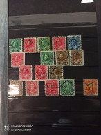 Petit Lot Canada George V Obliéré (17 Timbres) - Lots & Kiloware (mixtures) - Max. 999 Stamps