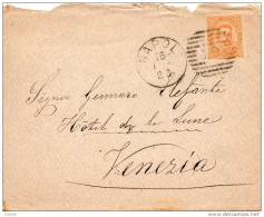 LETTERA  CON ANNULLO NAPOLI - Storia Postale