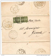 1891  LETTERA CON ANNULLO GRAGNANO TREBBIENSE PIACENZA + GAZZOLA - Storia Postale