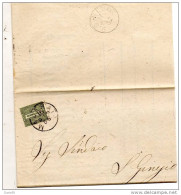 1882  LETTERA  CON ANNULLO MACERATA + S. GINESIO - Storia Postale