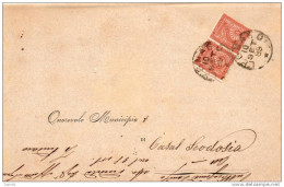 1889 LETTERA CON ANNULLO LEGNAGO VERONA - Storia Postale