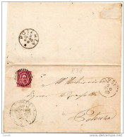 1885  LETTERA  CON ANNULLO TURSI MATERA - Storia Postale