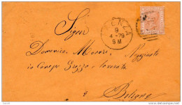 1879   LETTERA CON ANNULLO  FAENZA RAVENNA - Storia Postale