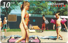 Switzerland: Swisscom CP80 24 Momente Auf 24 Taxcards - 14.00 Seebad Lido Luzern - Schweiz