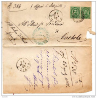 1881 LETTERA CON ANNULLO   ROVIGO - Storia Postale